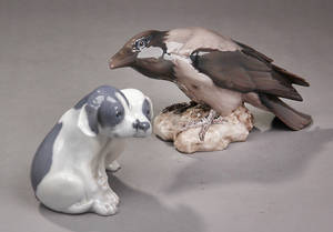 BG Krage og Royal Copenhagen hundehvalpe 2