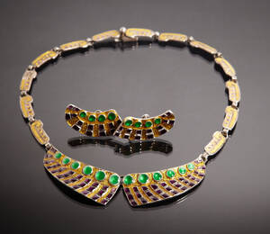 Collier örhängen i sterlingsilver