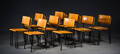 Tyve stabelbare  skolestole 20