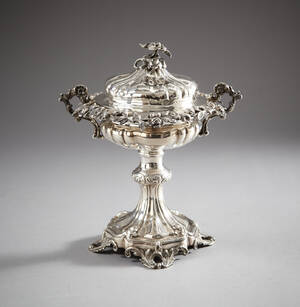 Sockerskål i silver Möllenborg