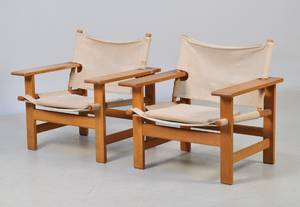 Dansk møbelproducent. Par hvilestole 2