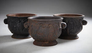 Trädgårdsurnor gjutjärn