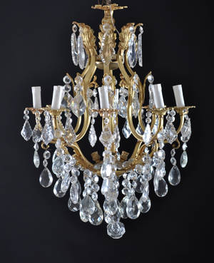 Kristallkrona i barockstil