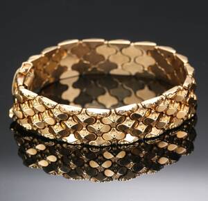 Italiensk armlænke af 18 kt guld, ca 27 g.