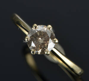 Brillantring ca 0.96 ct