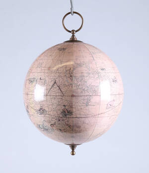 Hængeglobus kopi af 1600tals globus