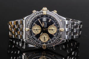 Breitling Chronomat. Herreur i 18 kt. guld og stål