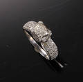 Diamantring, ca 1.02 ct