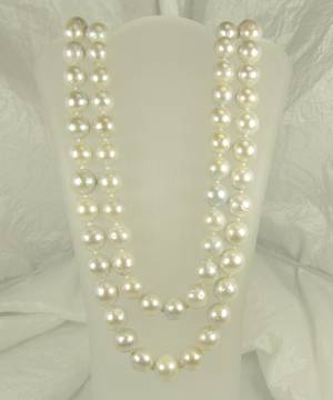 Südseeperlenkette endlos, ca. 125 cm