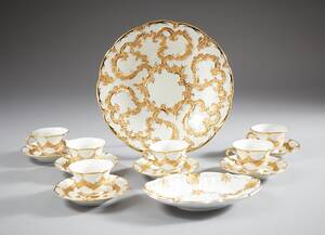 Kaffekoppar skålfat Meissen