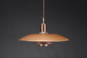 Poul Henningsen. PH 3½2 pendel kobberskærme, 1930erne