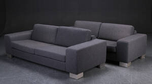 Par tre-pers. sofaer, uld 2