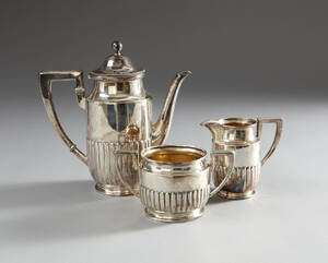 Kaffeservis silver