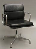 Charles Eames. Sæt på fire armstole, model EA 208 Full Leather 4