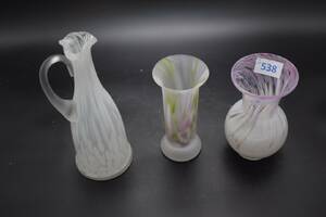 3 delar konstglas