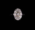 Ring i vitguld diamanter