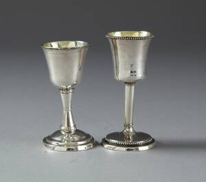 Supkalkar i silver 1700-tal