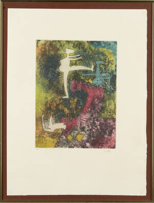 Roberto Matta färglitografi