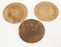 Tallrikar 3st, allmoge, 1800-tal