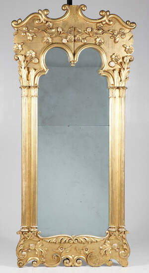 Spegel 1800-tal förgylld