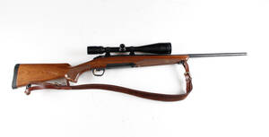 Jagtriffel,  Browning Linksmodel i kal. 30-06 med Bushnell kikkertsigte.