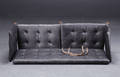 Hyndesæt til Børge Mogensens tremmesofa, model 1789, sort læder