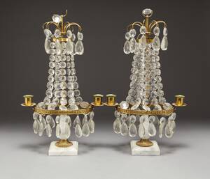 Bordslystrar i gustaviansk stil