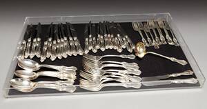 Bestick i silver Olga