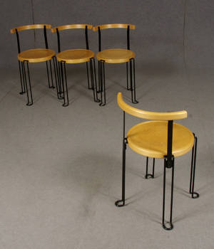 Börje Lindau, Blå Station, stolar, 4 st