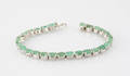 Natural Emerald Bracelet approx. approx. 9.36ct