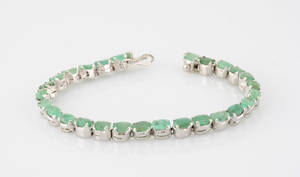 Natural Emerald Bracelet approx. approx. 9.36ct