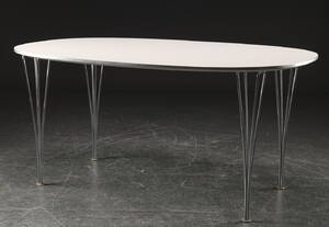 Piet Hein  Bruno Mathsson. Super Ellipse spisebord 