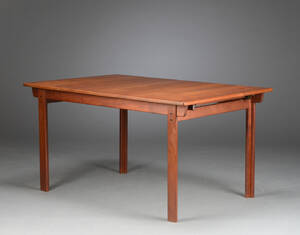 Spisebord med udtræk, teak