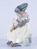 FIGURIN, porslin, Royal Copenhagen, Danmark.