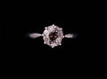 Ring i 18 k vitguld diamant