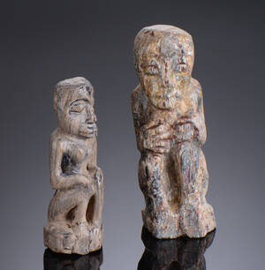Grønlandica, to fedtstensfigurer 2