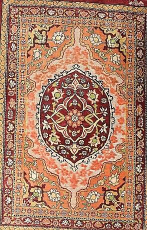 MATTA, handknuten, silke, 44x64 cm.