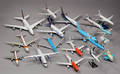 En samling modelfly 16