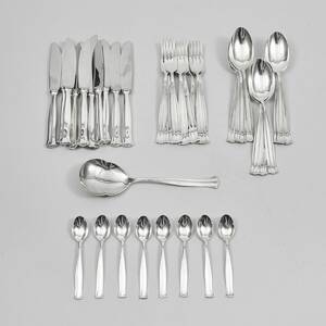 Bestickuppsättning, silver