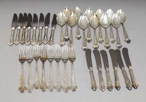 Bestick silver Chippendale