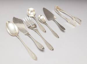 Serveringsbestick i silver