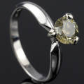 Solitaire ring ca. 1.05 ct.