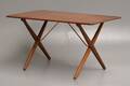 Hans J. Wegner. Sofabord, teak og eg, model AT308 
