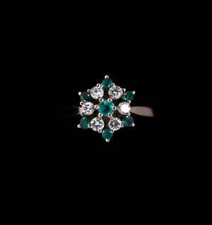 Ring i 18 k vitguld