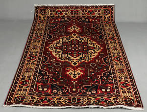 Persisk Bakhtiari håndknyttet tæppe 340 x 175 cm