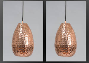 2 Pendler, model Mathilde, kobber, Ø 20 cm 2