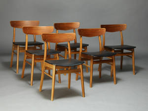 Dansk møbelproducent. Spisestole 6