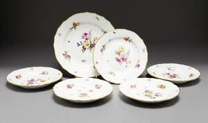 Tallrik assietter Meissen