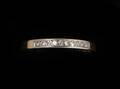 Ring i 18 k guld diamanter