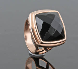 Black Onyx Silver ring
